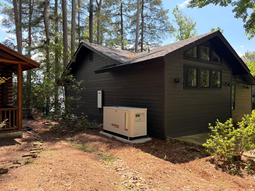 HomeSafe generator installation — Mount Vernon residence, DFW
